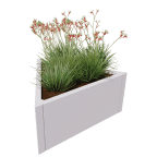 Driehoekige plantenbakken