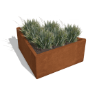 Driehoekige plantenbakken