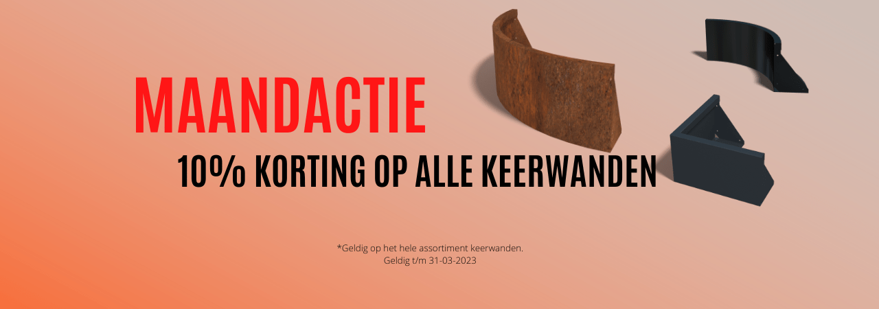 Cortenstaal keerwanden Cortenstaal keerwanden