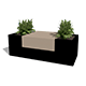 Plantenbak plateaus