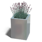 Vierkante plantenbakken