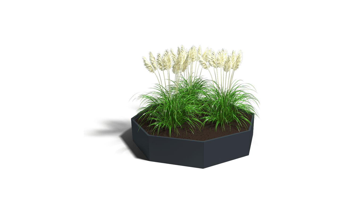 Achthoekige plantenbakken