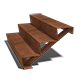 Cortenstaal trappen