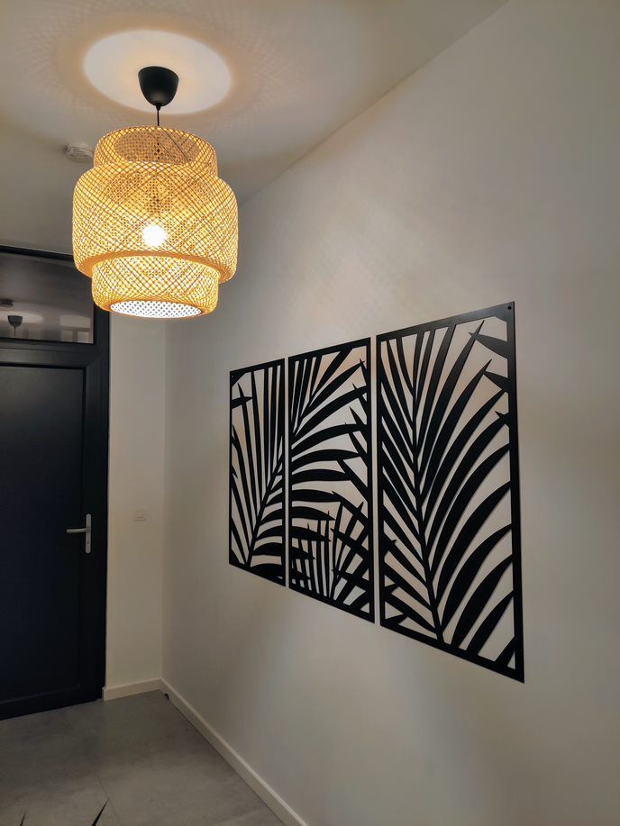 Metalen wanddecoratie Metalen wanddecoratie