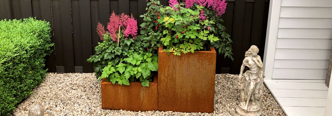 Trapmodel plantenbakken Trapmodel plantenbakken