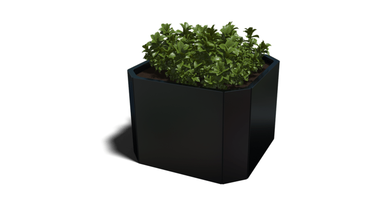 Gepoedercoat staal plantenbak Boston 700