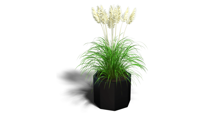 Gepoedercoat staal plantenbak Chicago 300