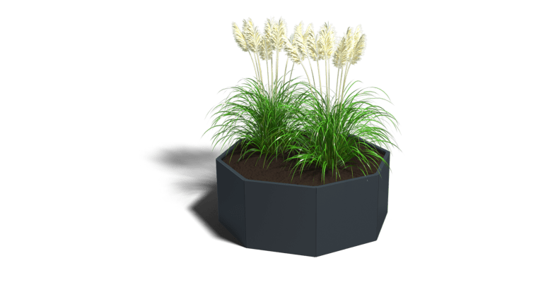Gepoedercoat staal plantenbak Chicago 700