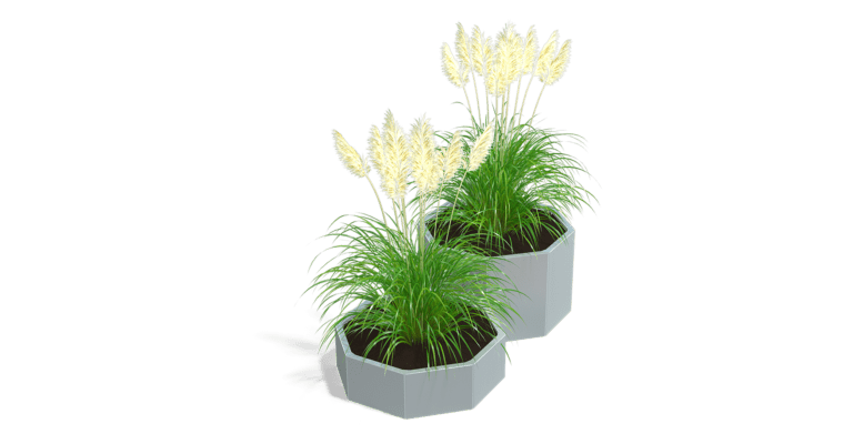 Verzinkt staal plantenbak Chicago special II 400
