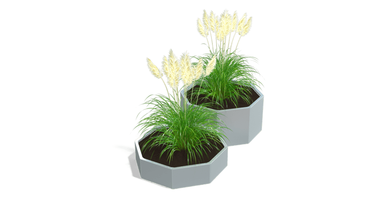 Verzinkt staal plantenbak Chicago special II 500