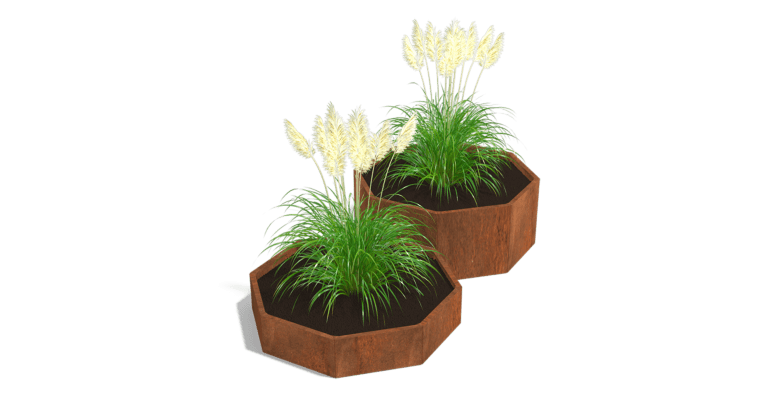 Cortenstaal plantenbak Chicago special II 600