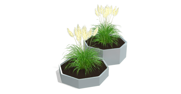 Verzinkt staal plantenbak Chicago special II 600