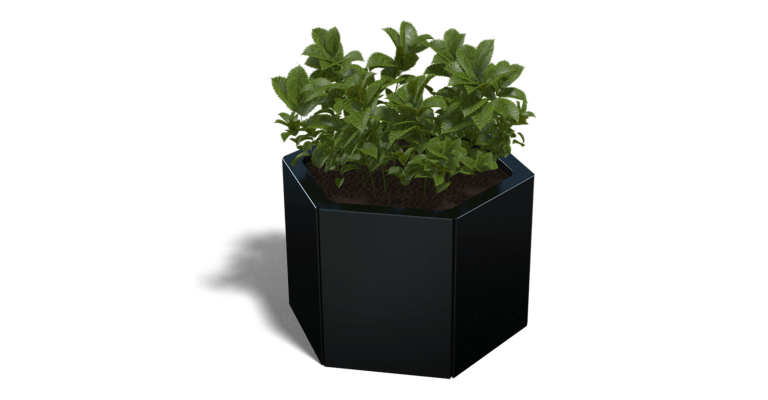 Gepoedercoat staal plantenbak Denver 300