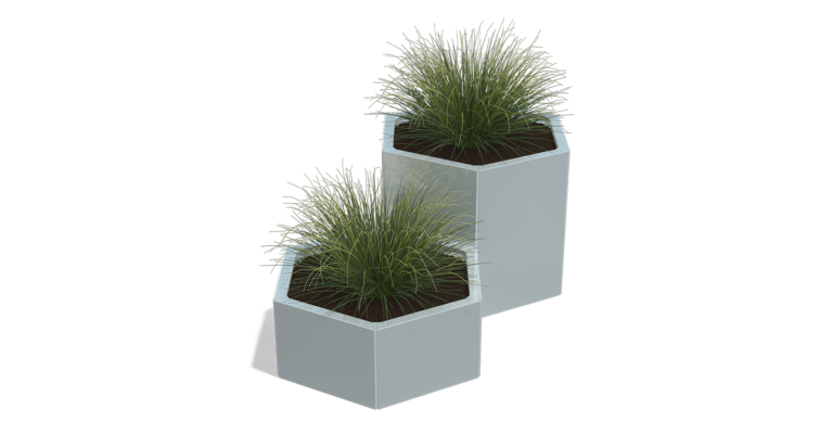 Verzinkt staal plantenbak Denver special II 400