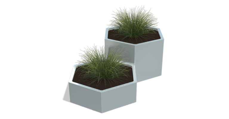 Verzinkt staal plantenbak Denver special II 500