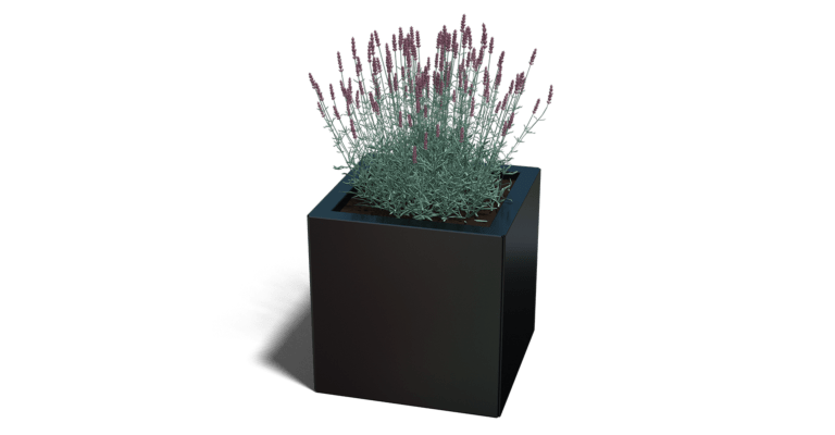 Gepoedercoat staal plantenbak Miami 400x400