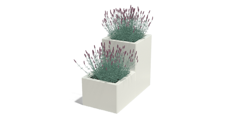 Gepoedercoat staal plantenbak Miami special II 400