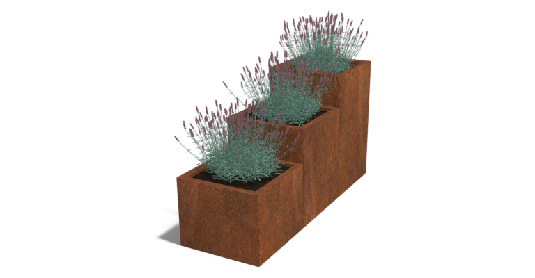 Cortenstaal plantenbak Miami special III 500