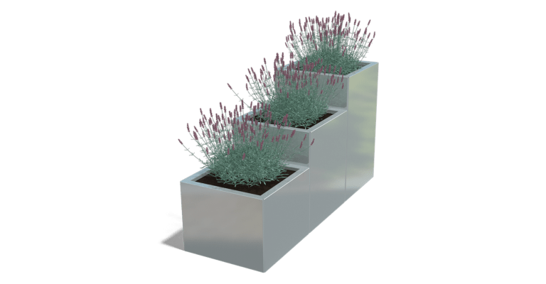 Verzinkt staal plantenbak Miami special III 500