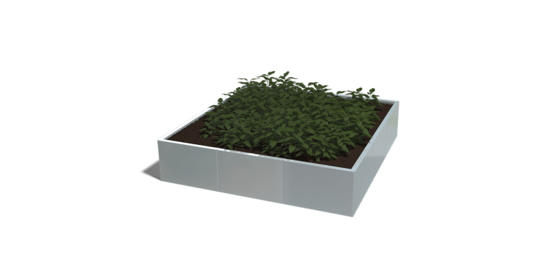 Verzinkt staal plantenbak Miami xxl 1800x1800