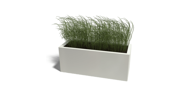 Gepoedercoat staal plantenbak Texas 400x1000