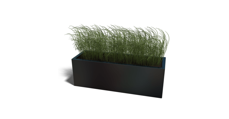 Gepoedercoat staal plantenbak Texas 400x1200