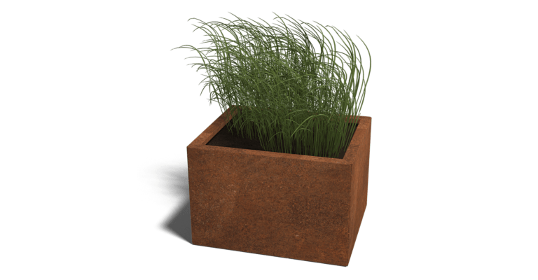 Cortenstaal plantenbak Texas 500x600