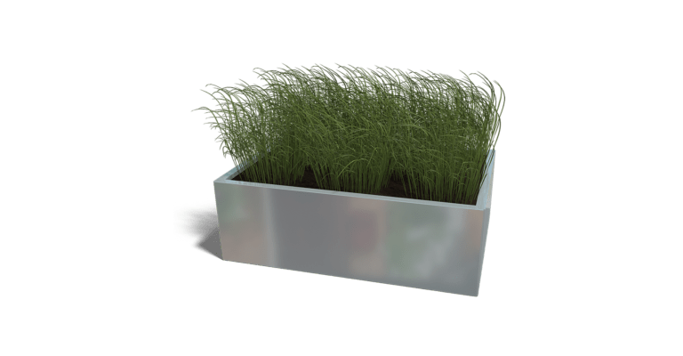 Verzinkt staal plantenbak Texas 800x1200