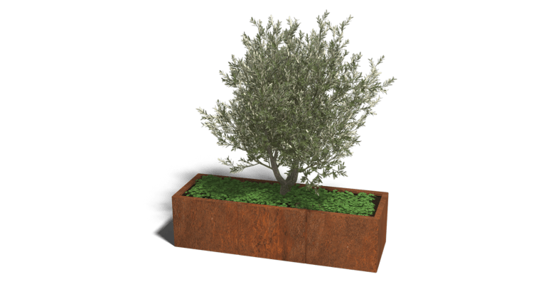 Cortenstaal plantenbak Texas xxl 1500x500