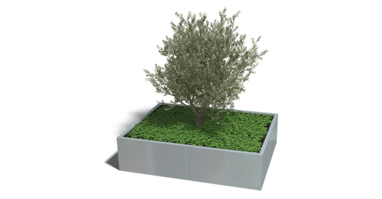 Verzinkt staal plantenbak Texas xxl 1600x1200