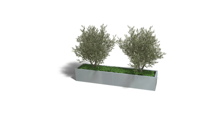 Verzinkt staal plantenbak Texas xxl 2400x500