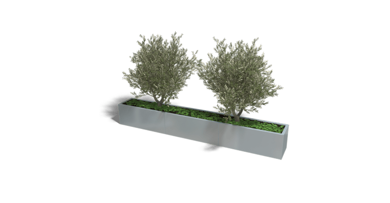 Verzinkt staal plantenbak Texas xxl 3000x400