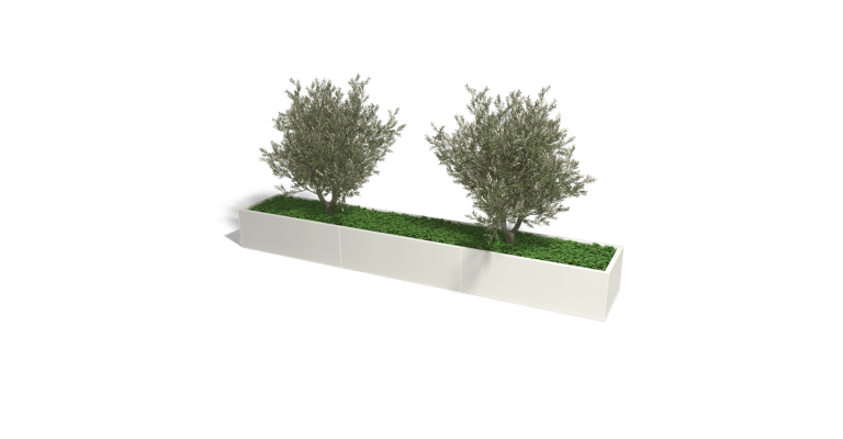 Gepoedercoat staal plantenbak Texas xxl 3600x600