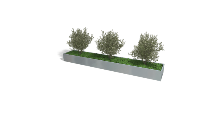 Verzinkt staal plantenbak Texas xxl 4800x800