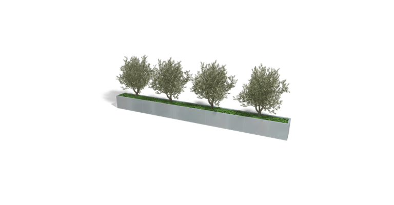 Verzinkt staal plantenbak Texas xxl 5000x400
