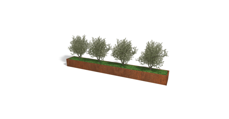 Cortenstaal plantenbak Texas xxl 5000x600