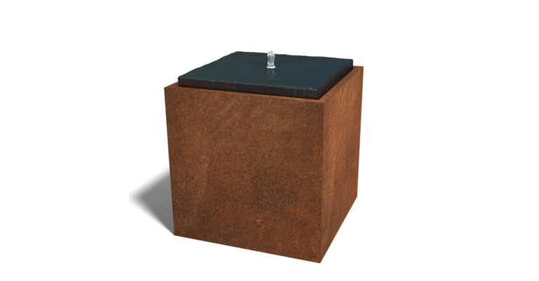 Cortenstaal waterornament 800x800x800