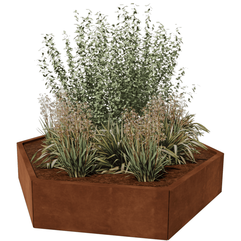 Cortenstaal plantenbak Denver 80