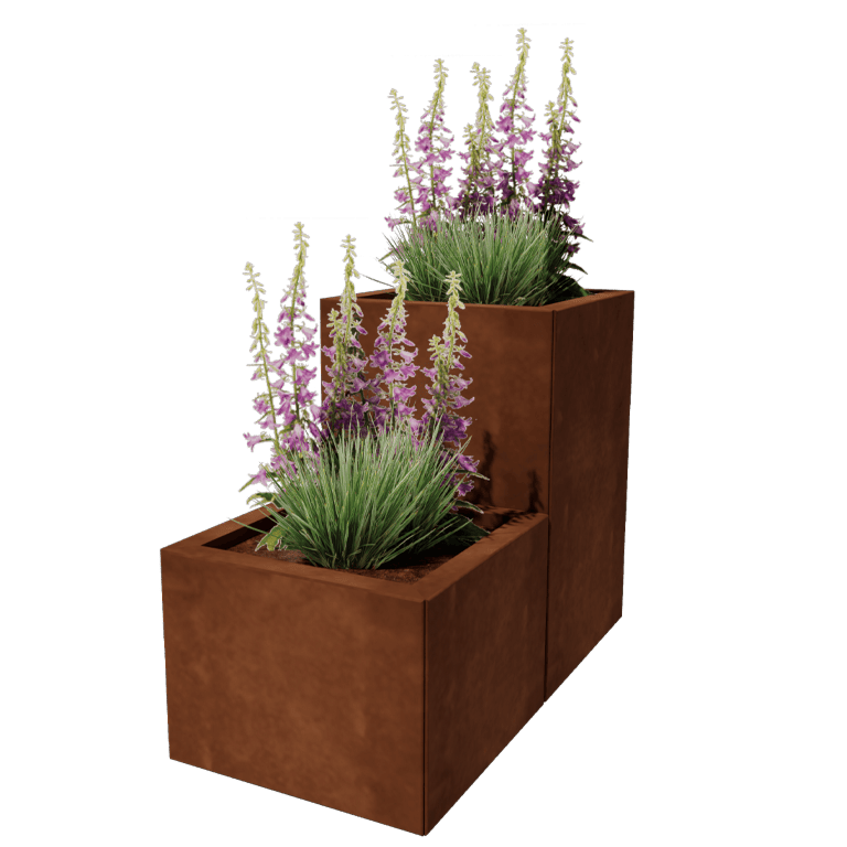 Cortenstaal plantenbak Miami special II 40