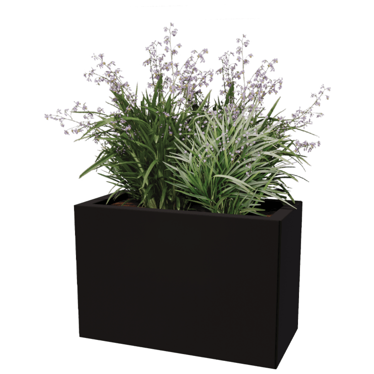 Gepoedercoat staal plantenbak Texas 30 x 60 cm