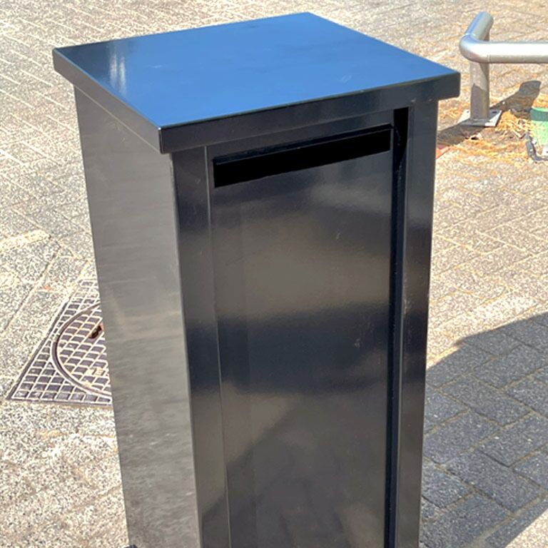 Gepoedercoat staal brievenbus Arizona Type S