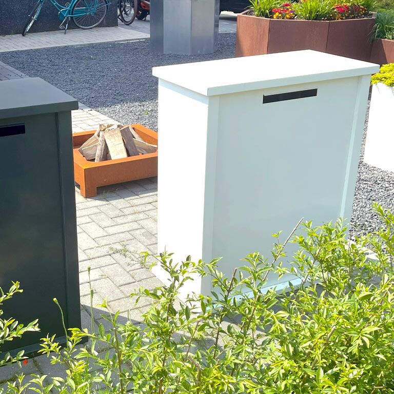 Gepoedercoat staal brievenbus Arizona Type L