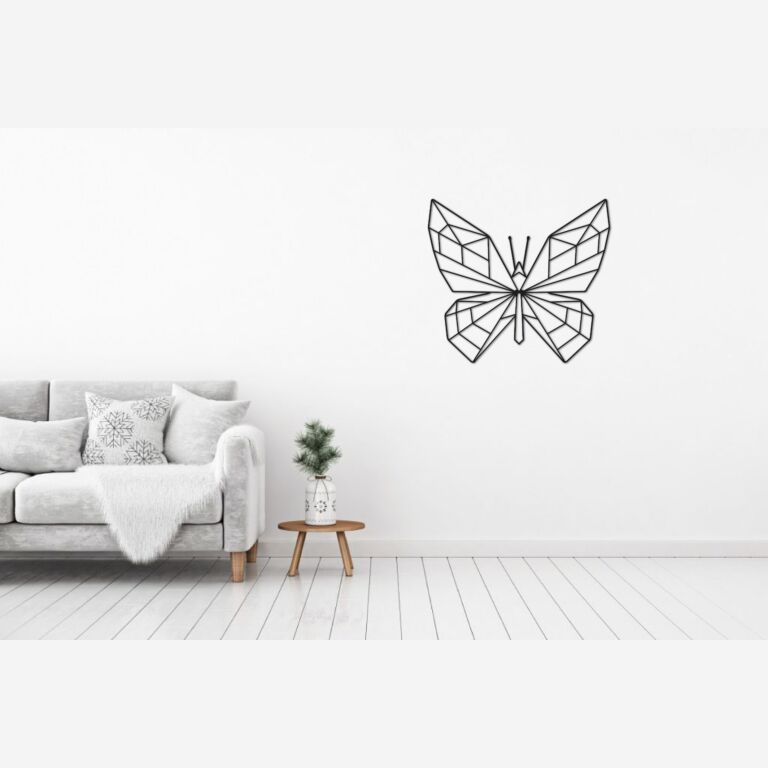 Metalen wanddecoratie Butterfly 1.0 *OP=OP