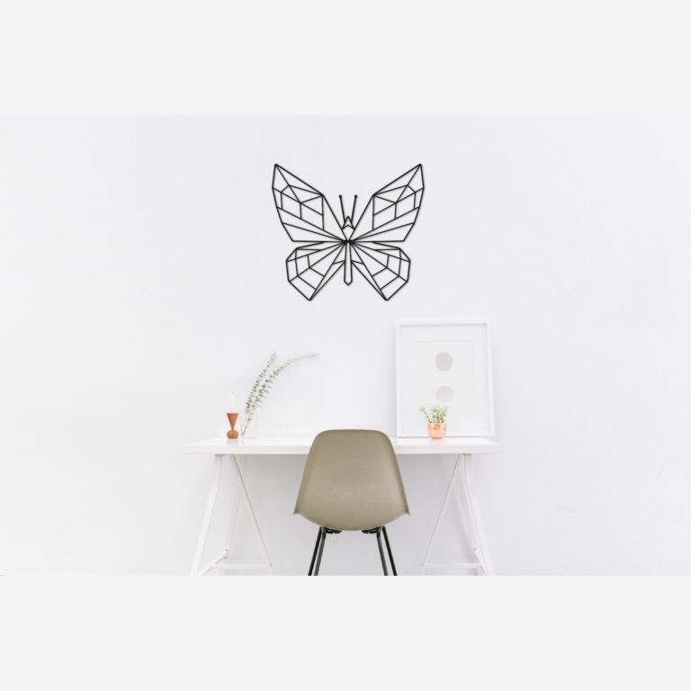 Metalen wanddecoratie Butterfly 1.0 *OP=OP