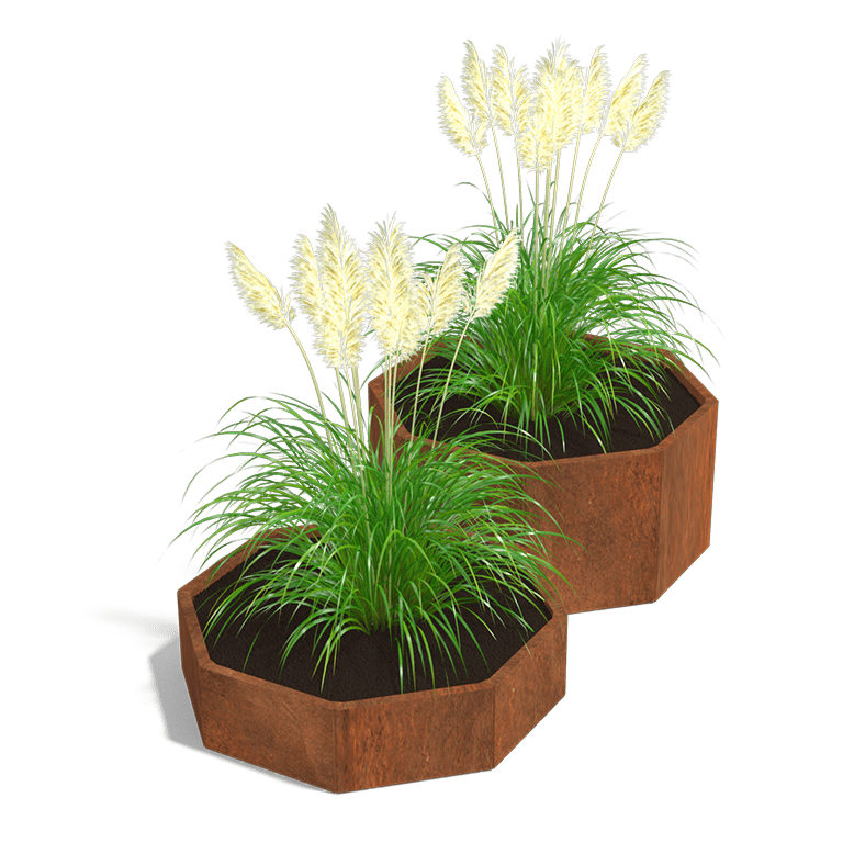 Cortenstaal plantenbak Chicago special II 500