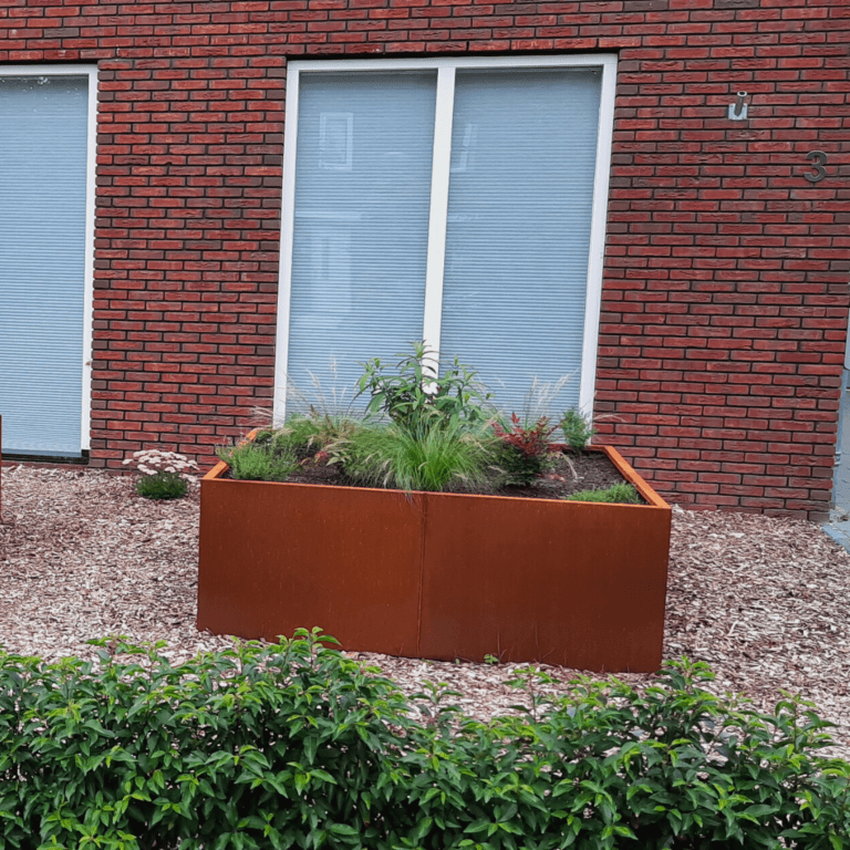 Cortenstaal plantenbak Miami xxl 1600x1600