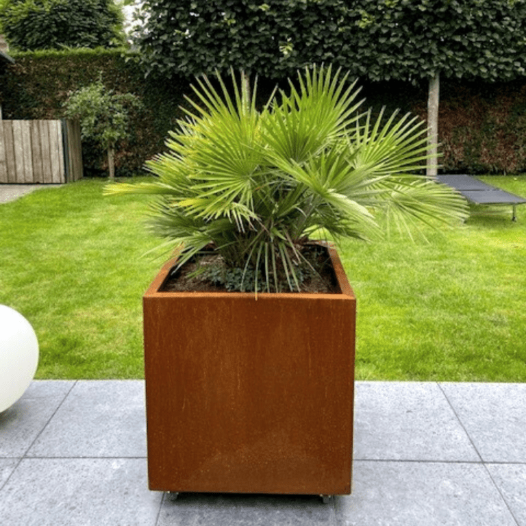 Cortenstaal plantenbak Miami 700x700