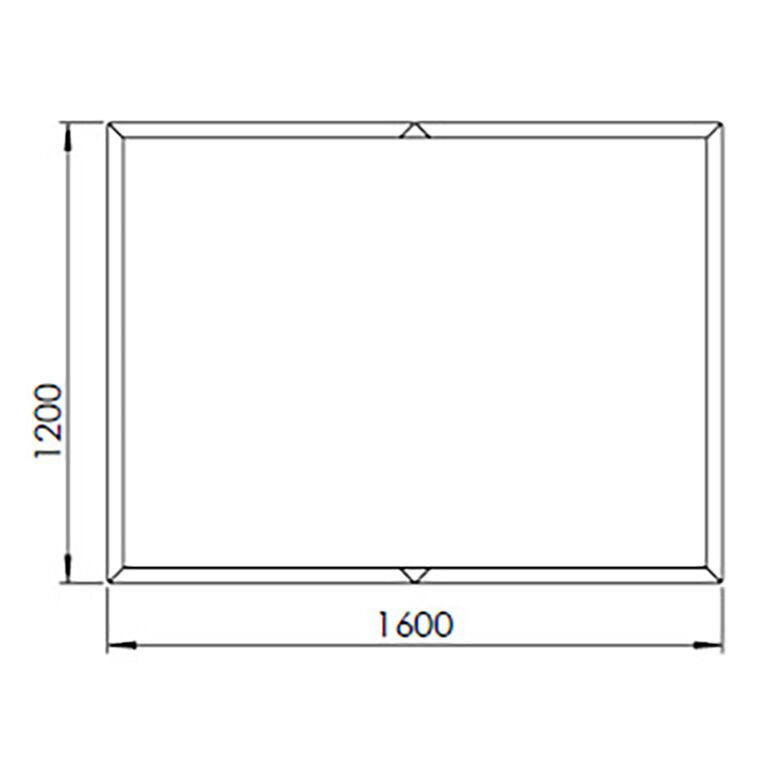 Cortenstaal plantenbak Texas xxl 160 x 120 cm