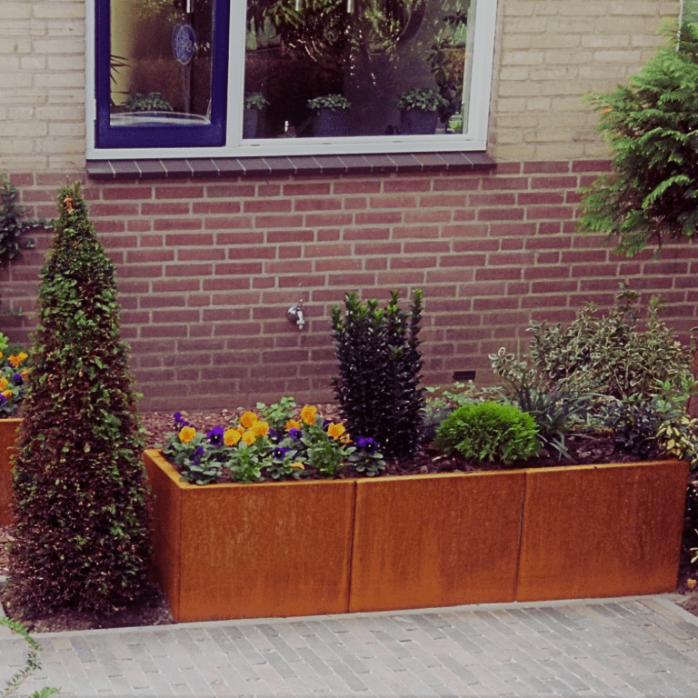 Cortenstaal plantenbak Texas xxl 1500x500