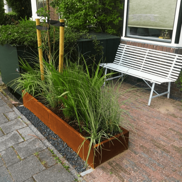 Cortenstaal plantenbak Texas xxl 2000x500